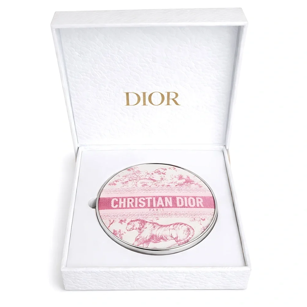 Christian Dior Paris Toile de Jouy Compact Mirror VIP GLAM Collector Piece New - Picture 2 of 5
